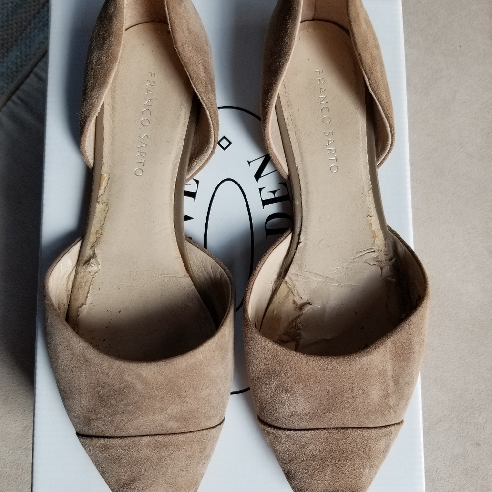 3/$25 Frank Sarto Mohair Flats